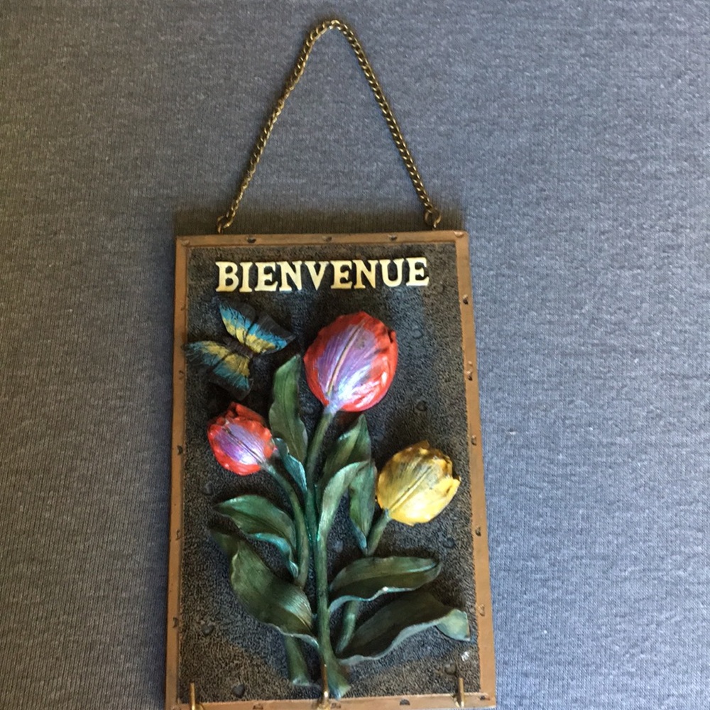 Vintage 3D Wall mounted key holder